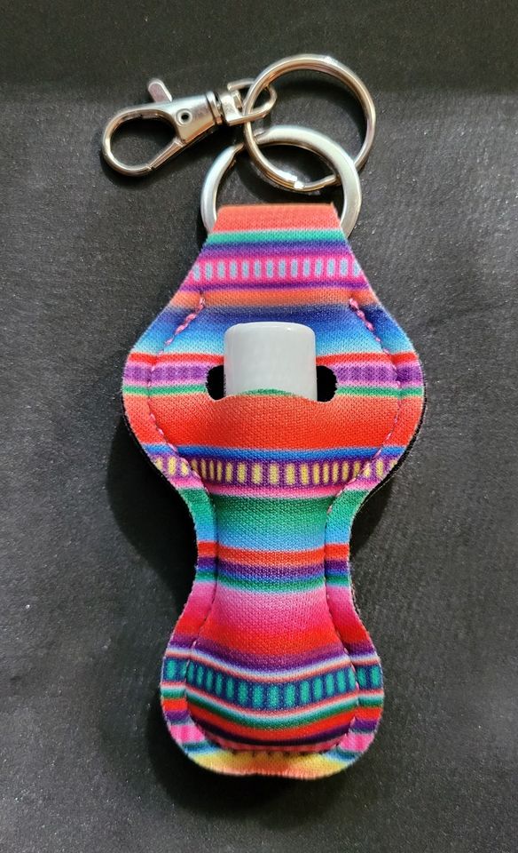 Western Keychain Lip Balm Holder