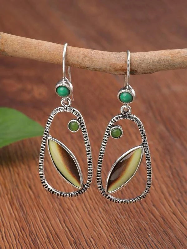 Geometric Dangle Earrings