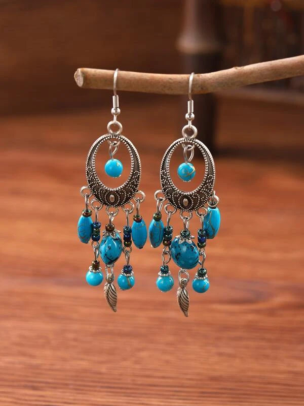 Boho Blue Earrings