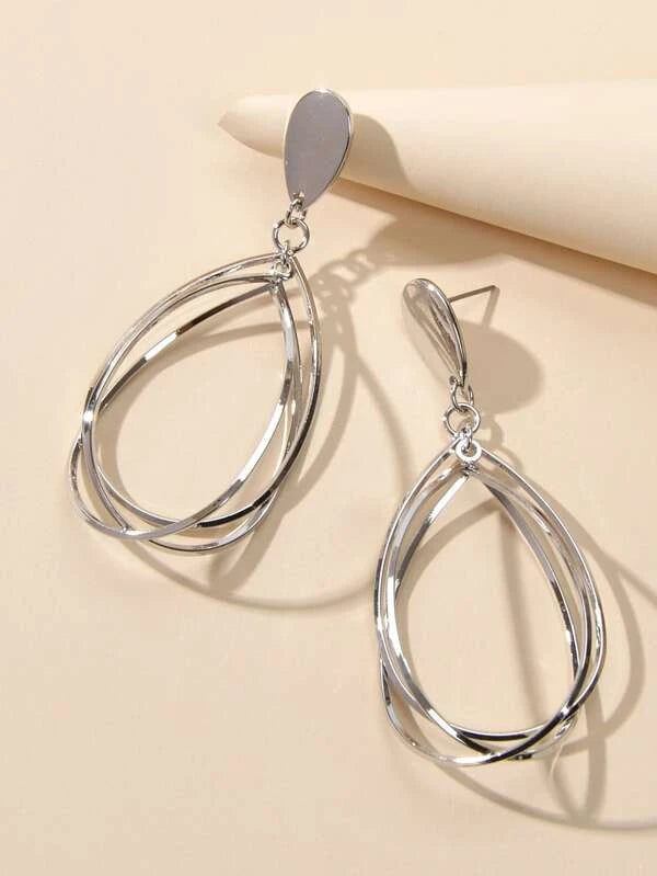 Silver Waterdrop Earrings