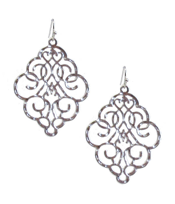 Silver Filigree Earrings