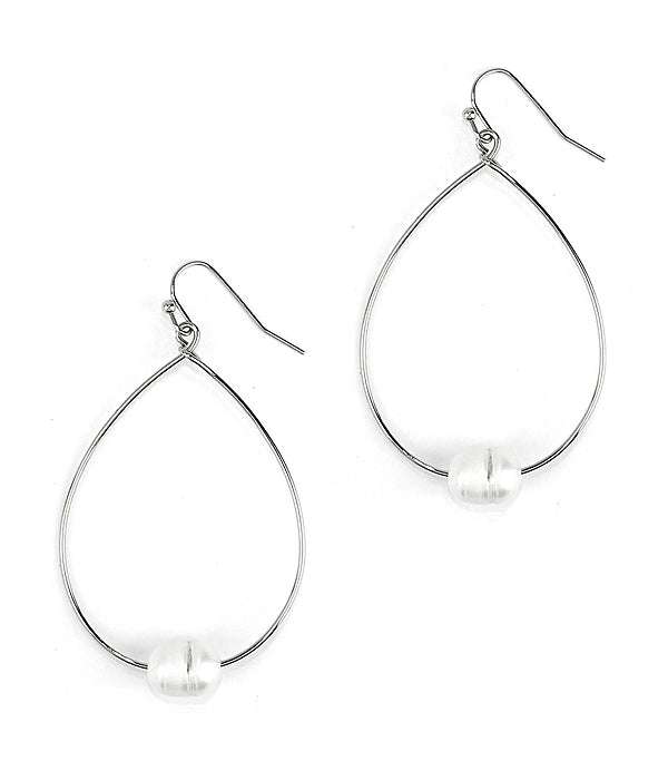 Teardrop Pearl Earrings