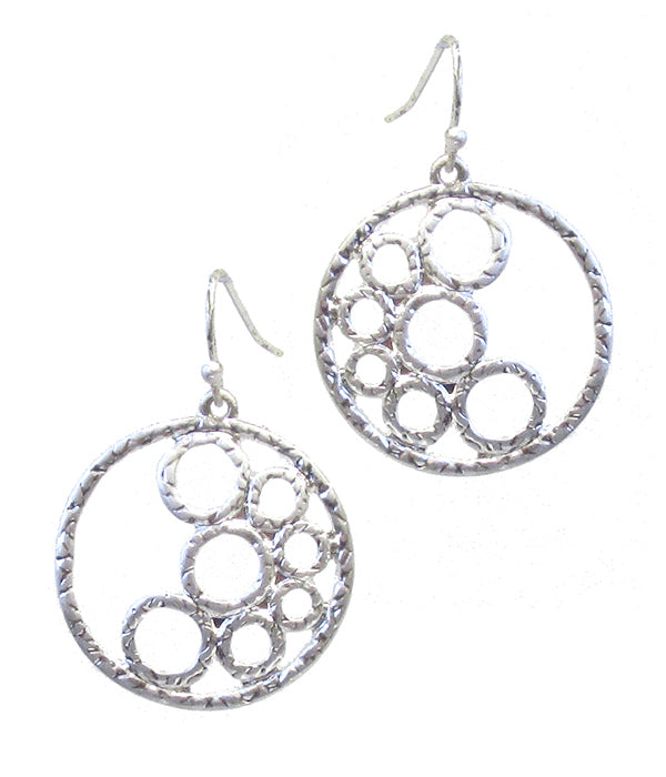 Silver Bubble Earrings