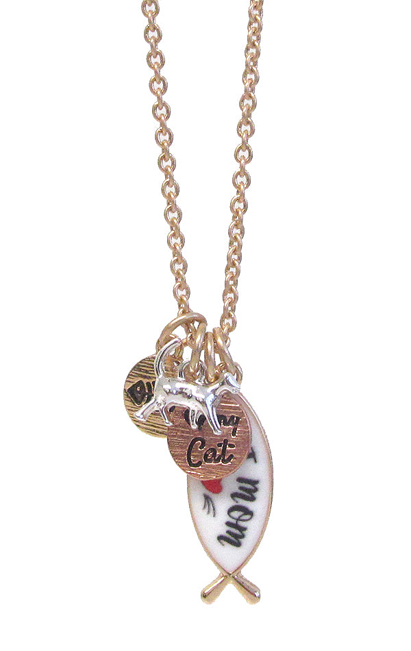 Cat Mom Necklace