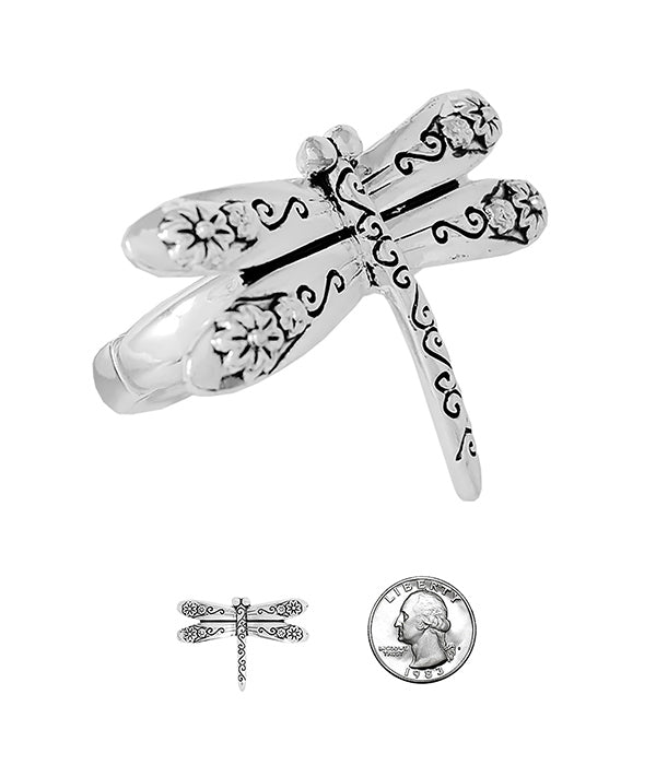 Stretch Dragon Fly Ring