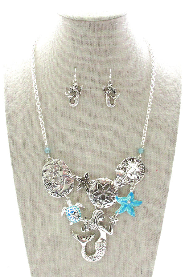 Mermaid Sealife Jewelry Set